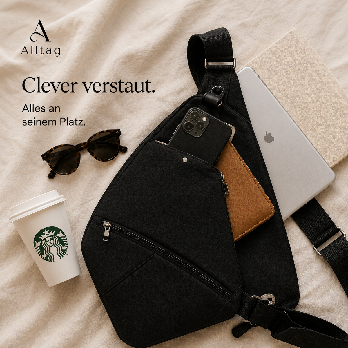Siena™ Anti-Diebstahl-Tasche mit RFID-Schutz