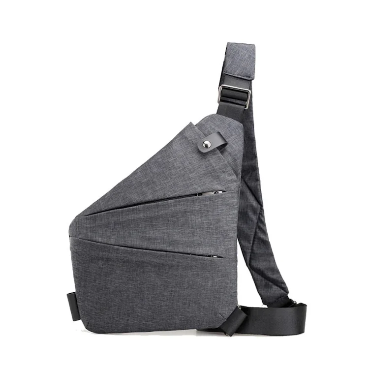 Bolsa Transversal Antifurto Feminina Impermeável com Proteção RFID