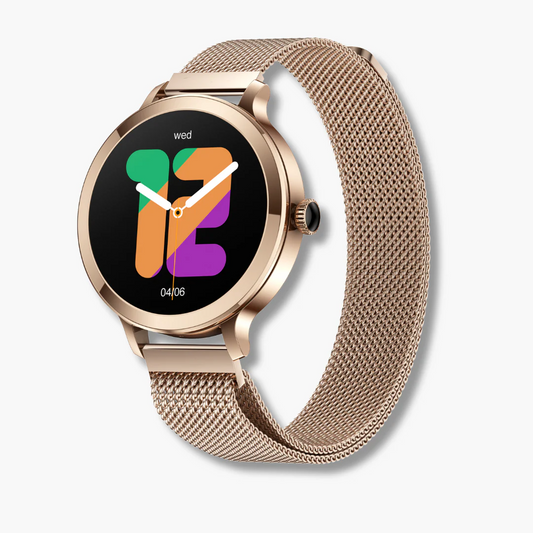 Smartwatch Feminino Lorenza™ Premium com Tela AMOLED e Chamadas Bluetooth