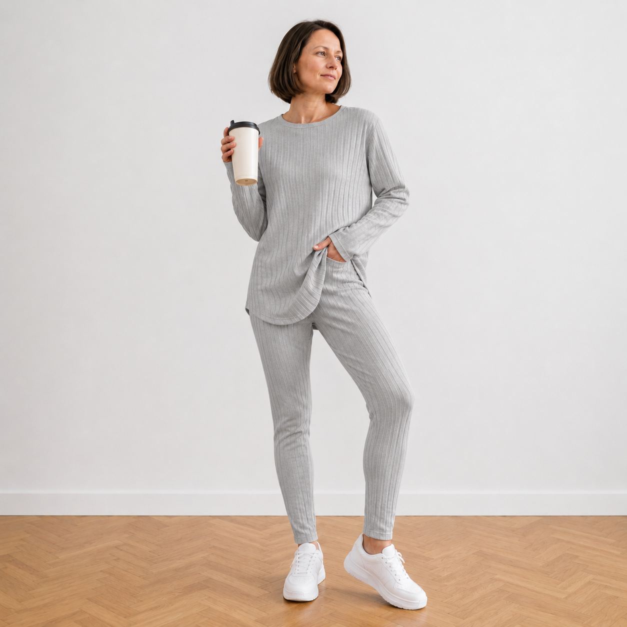 Pijama Feminino Minimalista Conforto Diário