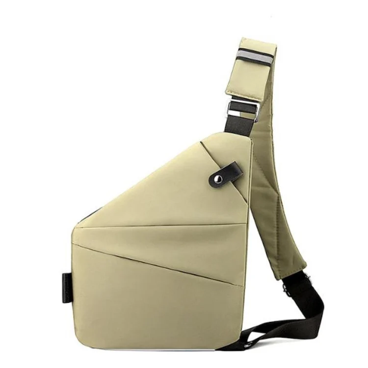 Bolsa Transversal Antifurto Feminina Impermeável com Proteção RFID