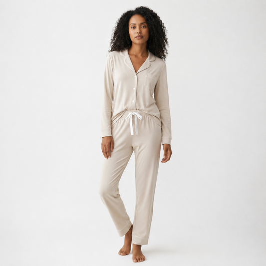 Pijama Feminino Longo Conforto Macio para Inverno