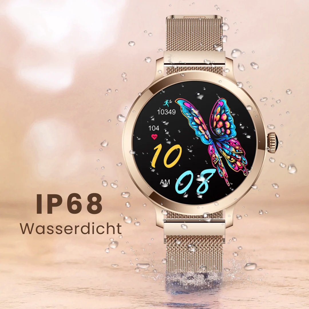 Smartwatch Feminino Lorenza™ Premium com Tela AMOLED e Chamadas Bluetooth
