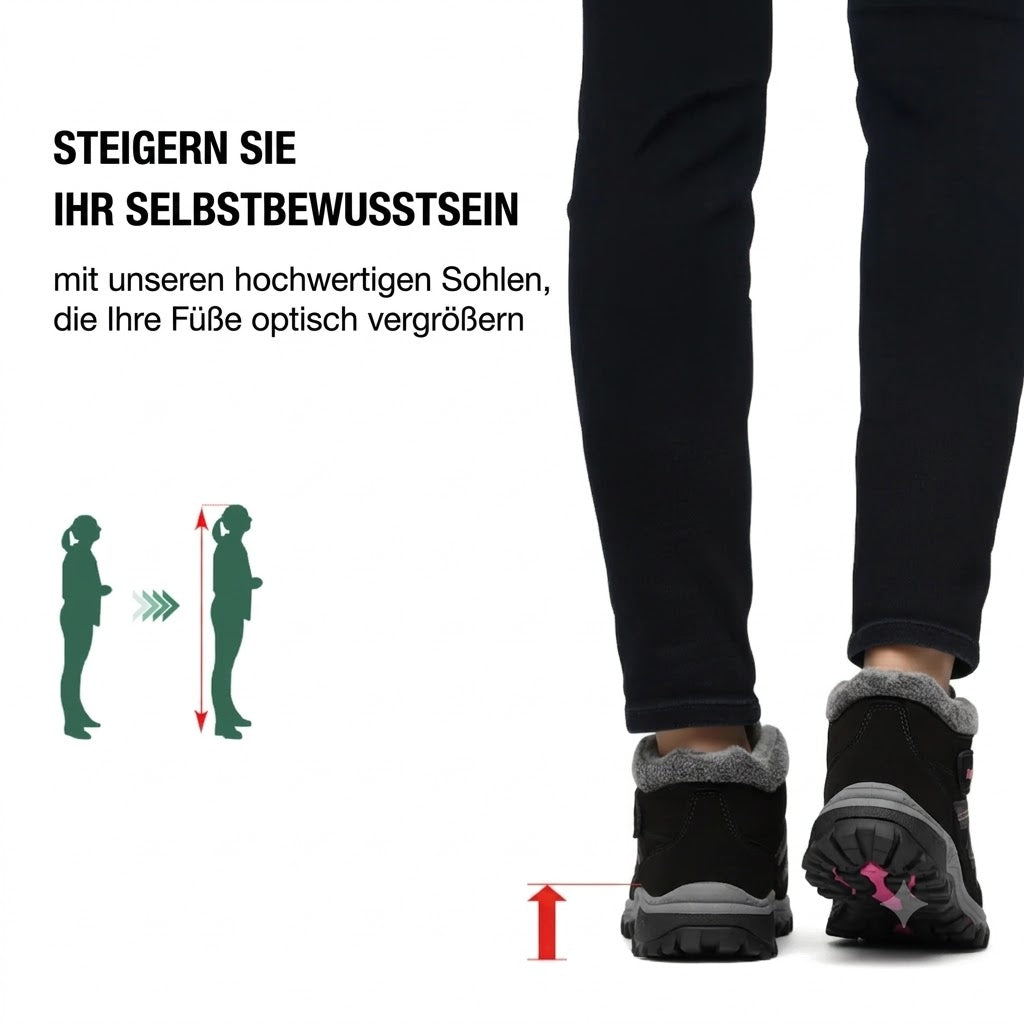 Sapato Casual de Inverno com Solado Antiderrapante