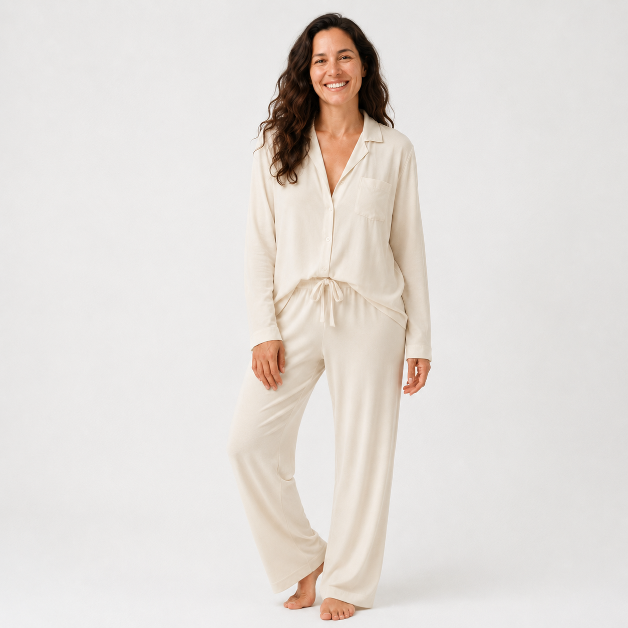 Pijama Feminino Longo Conforto Macio para Inverno