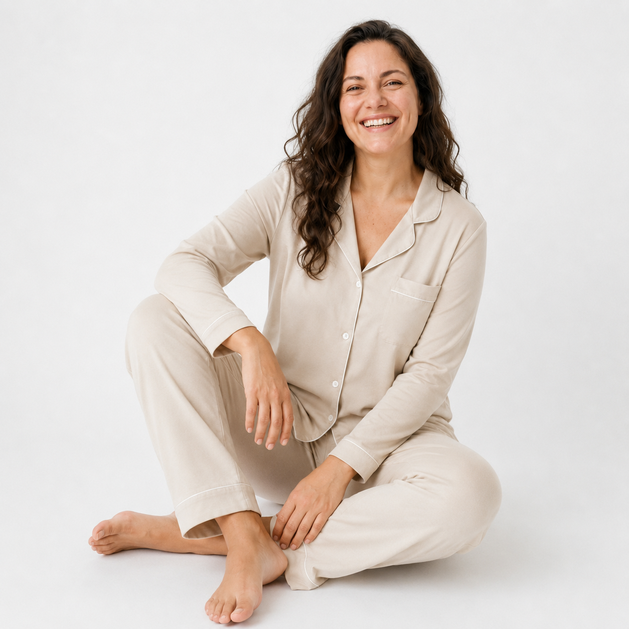 Pijama Feminino Longo Conforto Macio para Inverno