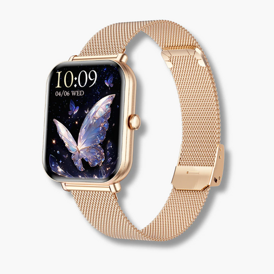 Smartwatch Feminino Lucina™ Premium com Tela AMOLED e Chamadas Bluetooth